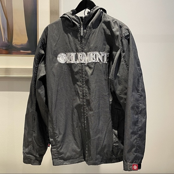 Element Other - Element (L) Front Zip Windbreaker Hooded Jacket